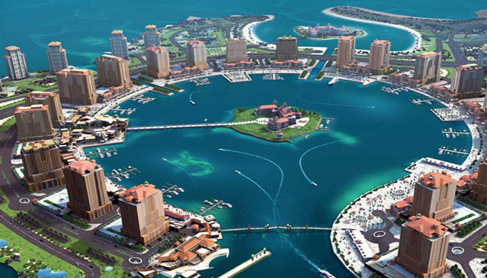 جزیره مصنوعی مروارید قطر- (Pearl Qatar)