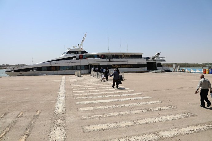 از سرگیری خط مسافری دریایی خرمشهر- کویت