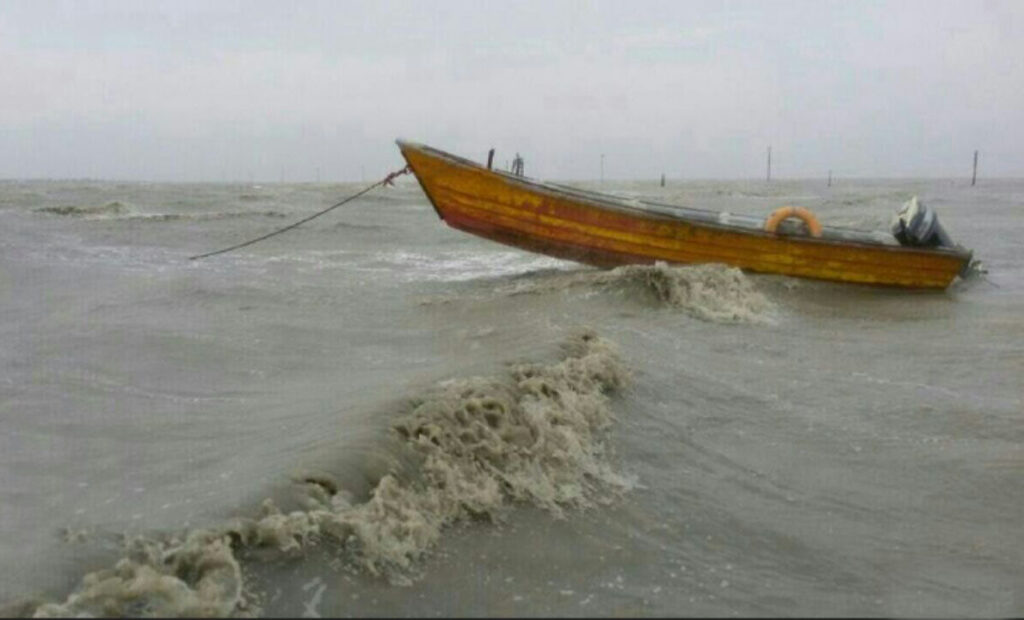 هشدار سطح نارنجی هواشناسی در مناطق ساحلی خوزستان