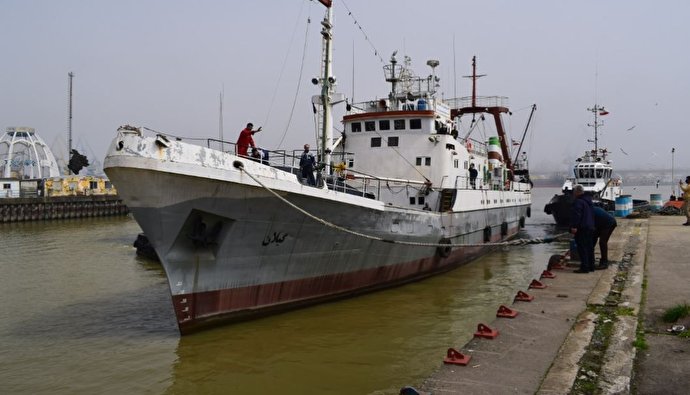 گشت تحقیقاتی کشتی گیلان با همکاری پژوهشگاه ملی اقیانوس شناسی انجام شد