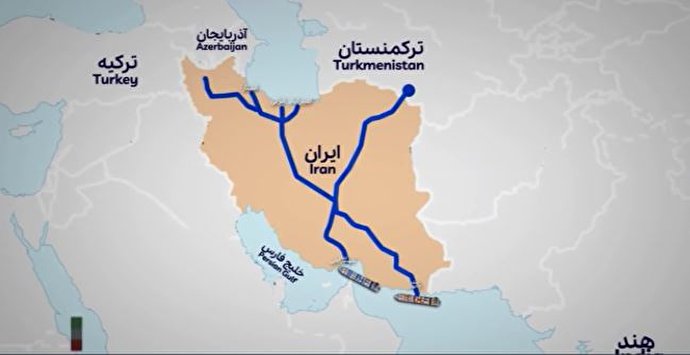 "راهگذر شمال – جنوب" فرصتی طلایی برای اقتصاد ایران(+فیلم)