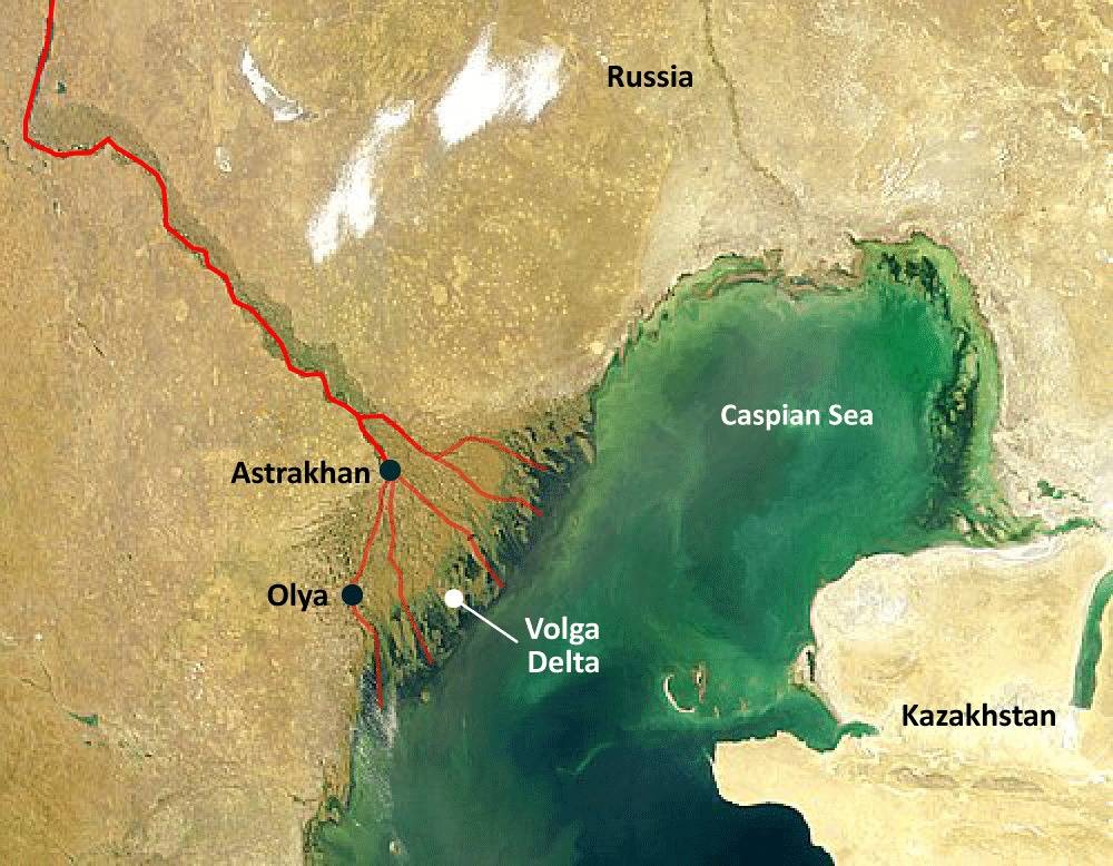 عمق آبخور ۴.۵ متر در کانال کشتیرانی ولگا