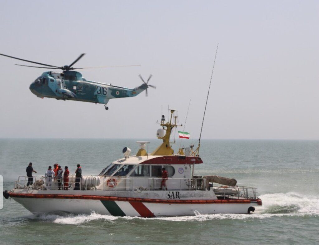امداد هوایی برای حوادث دریایی در سه استان جنوبی ایجاد شد