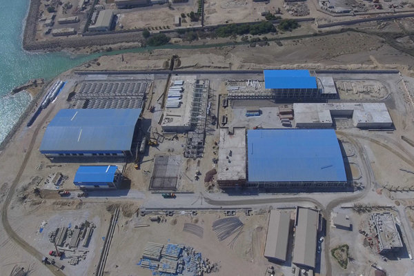 تولید ۱۰۴ هزار مترمکعب آب شرب بوشهر از طریق شیرین سازی آب دریا