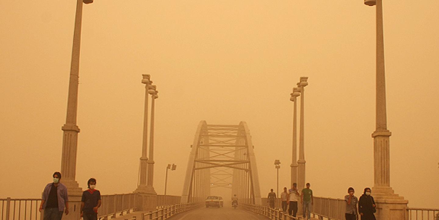 هوای سه شهر بندری خوزستان در وضعیت ناسالم