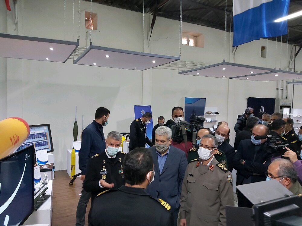 نمایشگاه دستاوردهای تحقیقاتی و صنعتی نیروی دریایی ارتش افتتاح شد