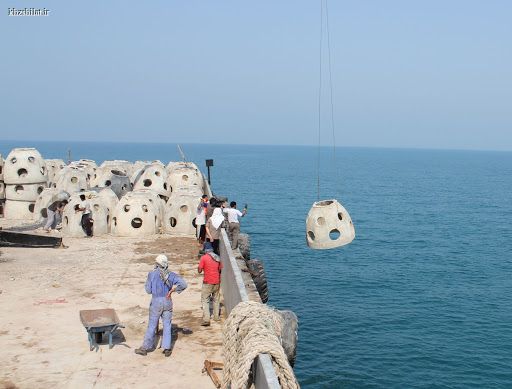 نصب ۱۳۰ زیستگاه مصنوعی به صیدگاه بحرکان هندیجان