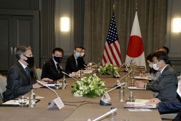 وزرای خارجه آمریکا و ژاپن دیدار و گفتگو کردند