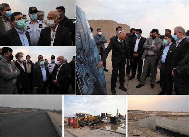 علی‌اکبر صفایی،مدیرعامل سازمان بنادر و دریانوری،بازدید از پروژه‌های عمرانی،بندر امام خمینی(ره)
