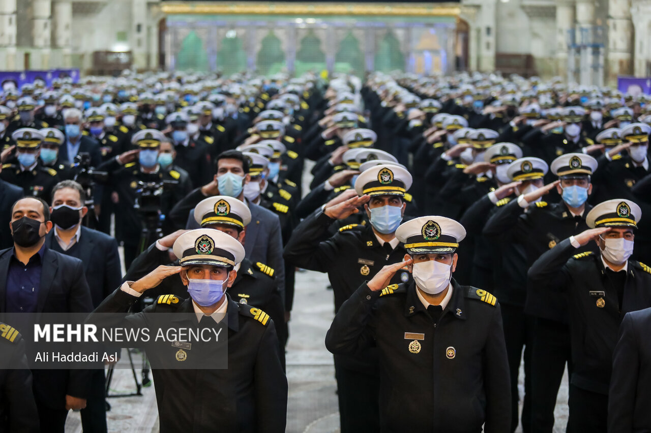 تجدید میثاق نیروی دریایی ارتش با بنیانگذار انقلاب اسلامی