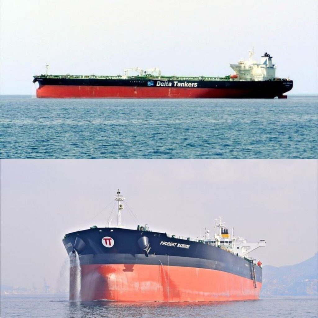 تصاویر آرشیوی از دو نفتکش توقیف شده یونانی Prudent Warrior و Delta Poseidon 