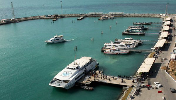 بندر شهید حقانی پرترددترین پایانه مسافری دریایی کشور