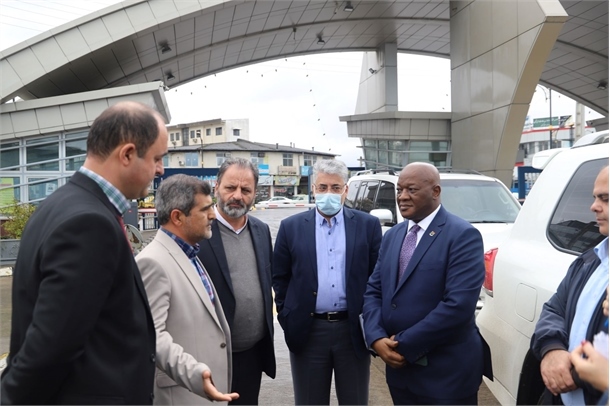 سفیر آفریقای جنوبی از منطقه ویژه اقتصادی بندر نوشهر بازدید کرد