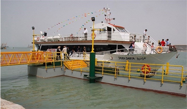 بهره‌برداری از بخش دریایی پایانه بین‌المللی مسافری بندر بوشهر با حضور وزیر راه و شهرسازی