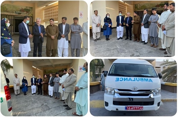 اهدای یک دستگاه آمبولانس به بیمارستان امام علی (ع) شهرستان چابهار