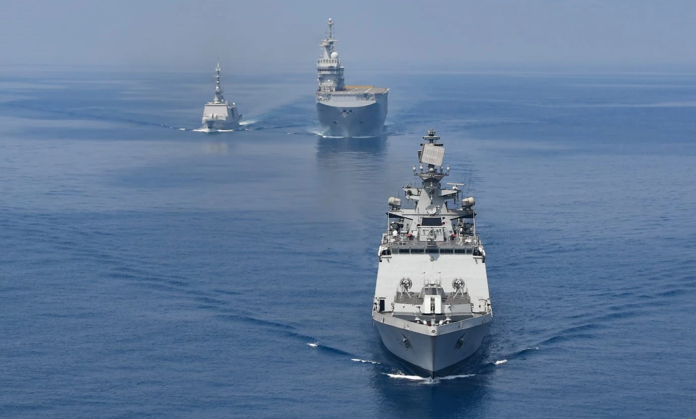 رزمایش دریایی هند و امارات در خلیج فارس