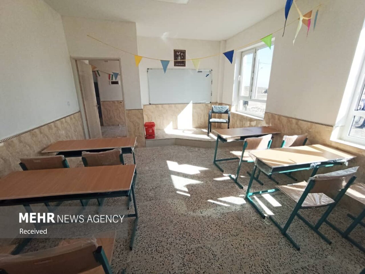 مدرسه ۶ کلاسه شهرک شهید سلیمانی روستای زاچ و داربست افتتاح شد