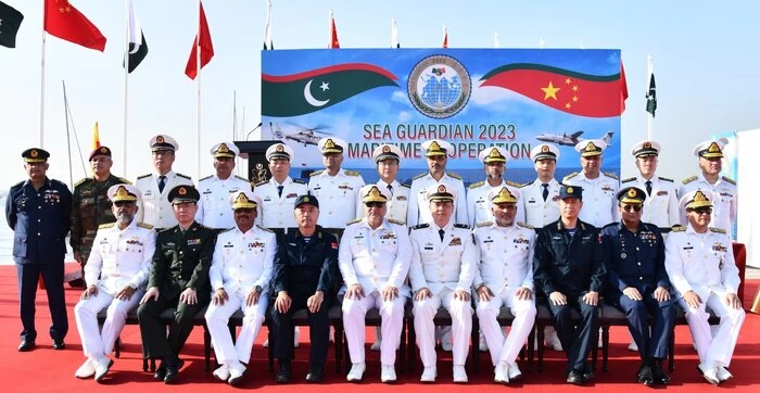 آغاز رزمایش مشترک دریایی پاکستان و چین