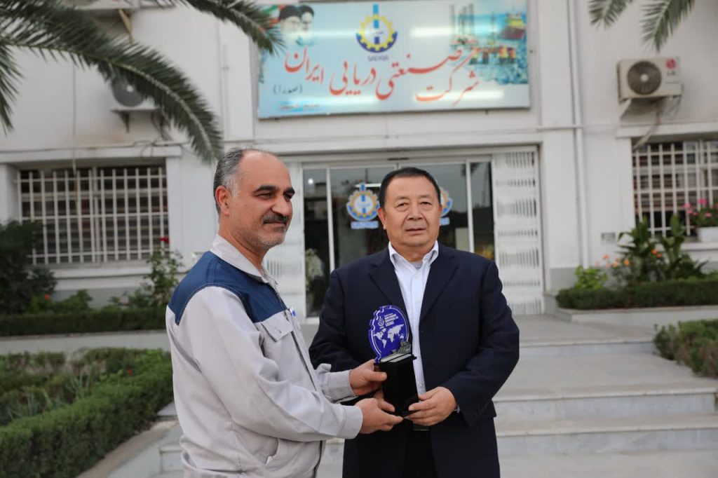 بازدید هیئت چینی از مجتمع کاسپین شرکت صدرا - شركت صنعتی دریایی ایران
