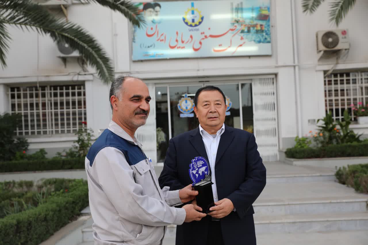 بازدید هیئت چینی از مجتمع کاسپین شرکت صدرا – شركت صنعتی دریایی ایران