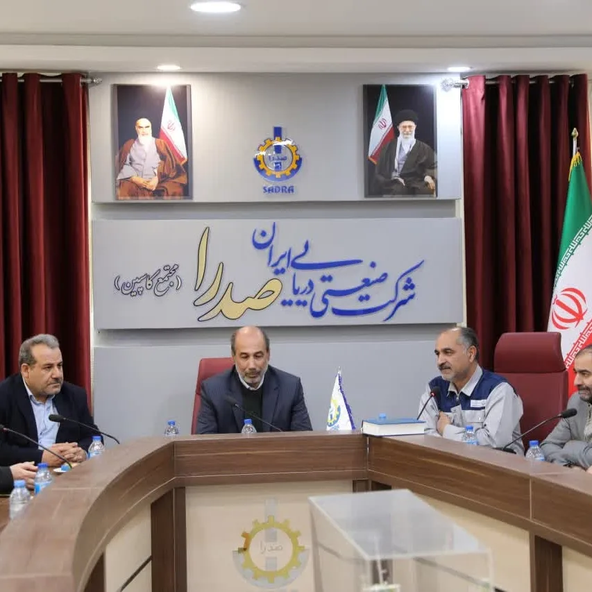 بازدید مدیران ارشد هلدینگ تخصصی دریایی از مجتمع کاسپین – شركت صنعتی دریایی ایران