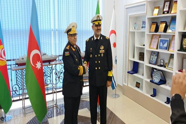 فرماندهان نیروی دریایی ایران و جمهوری آذربایجان دیدار کردند