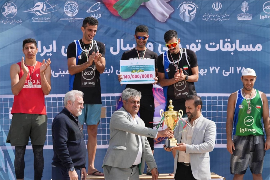 قهرمانی تیم استعداد درخشان شهر بندر امام در مسابقات والیبال ساحلی تور ملی‌