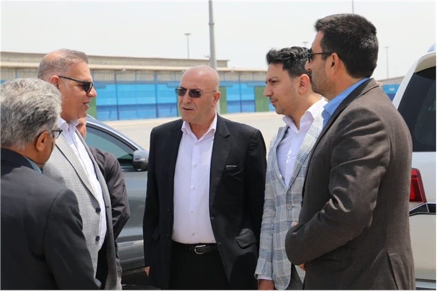 بازدید رئیس اتاق بازرگانی ایران و آلمان از زیرساخت‌های بندر خرمشهر