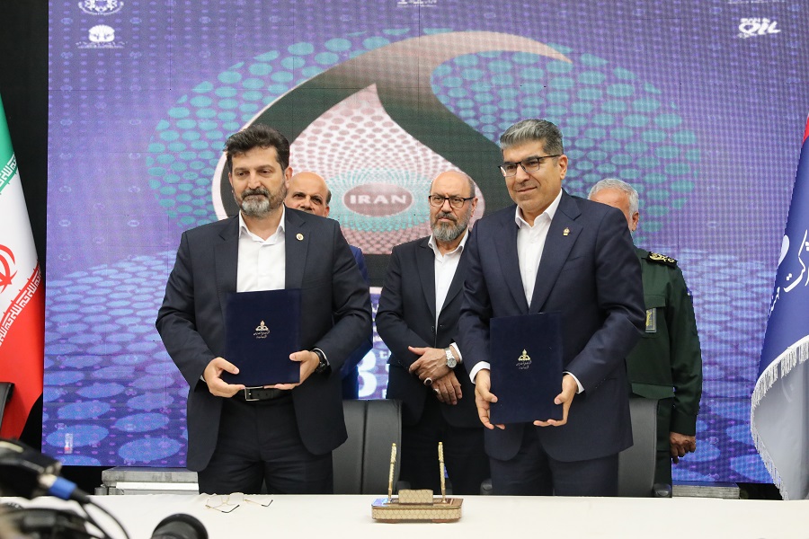امضاء تفاهم نامه با شرکت نفت خزر – شركت صنعتی دریایی ایران