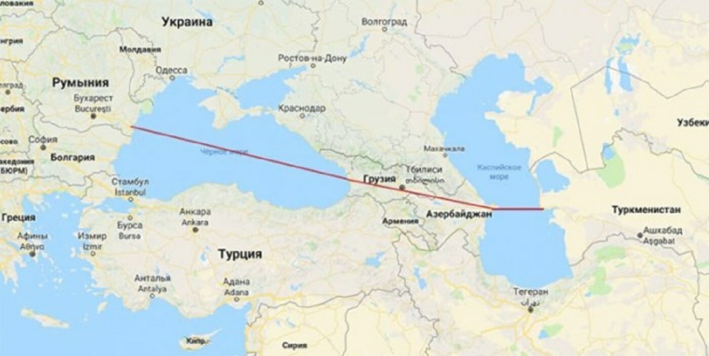 اتصال دریای کاسپین به دریای سیاه