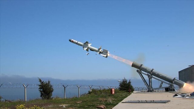 آزمایش موفقیت آمیز اولین موشک دریایی بومی ترکیه
