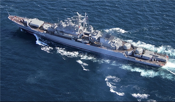رزمایش نیروی دریایی روسیه در دریای سیاه