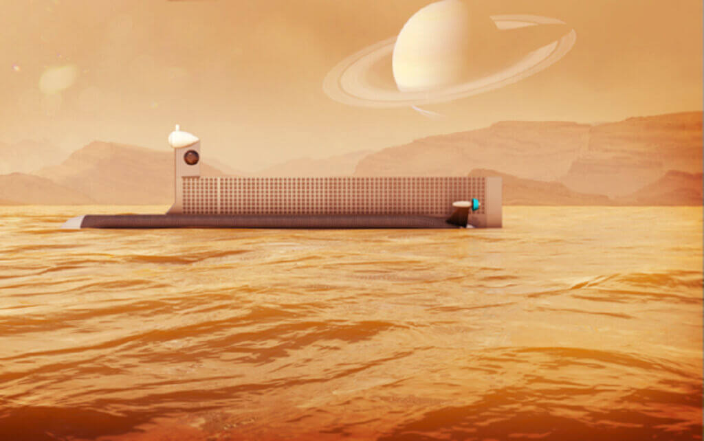 ارسال زیردریایی جهت کاوش در قمر زحل