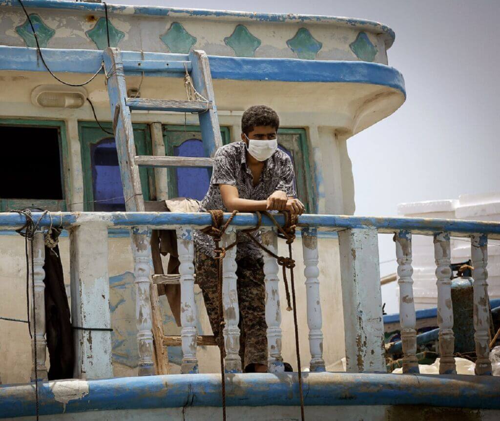 کنترل کرونا در شناورها و لنج ها در بنادر ایران