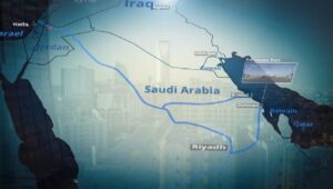 اتصال خلیج فارس به مدیترانه از طریق پروژه ریلی امارات عربستان اسرائیل