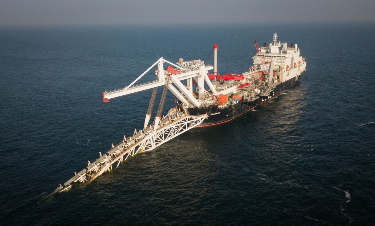 کشتی لوله‌گذار ALLSEAS در پروژه انتقال گاز نورد استریم 2
