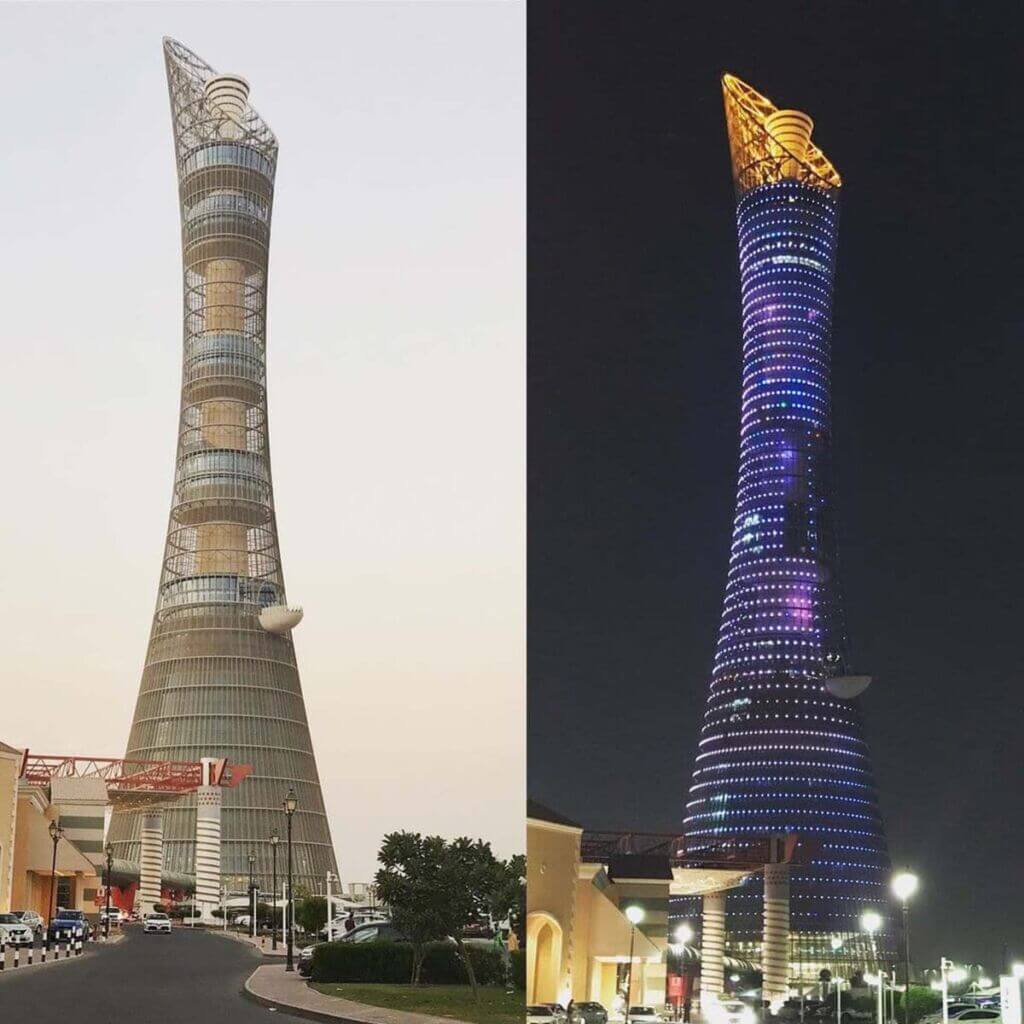 برج اسپایر دوحه قطر - Aspire (Torch) Tower