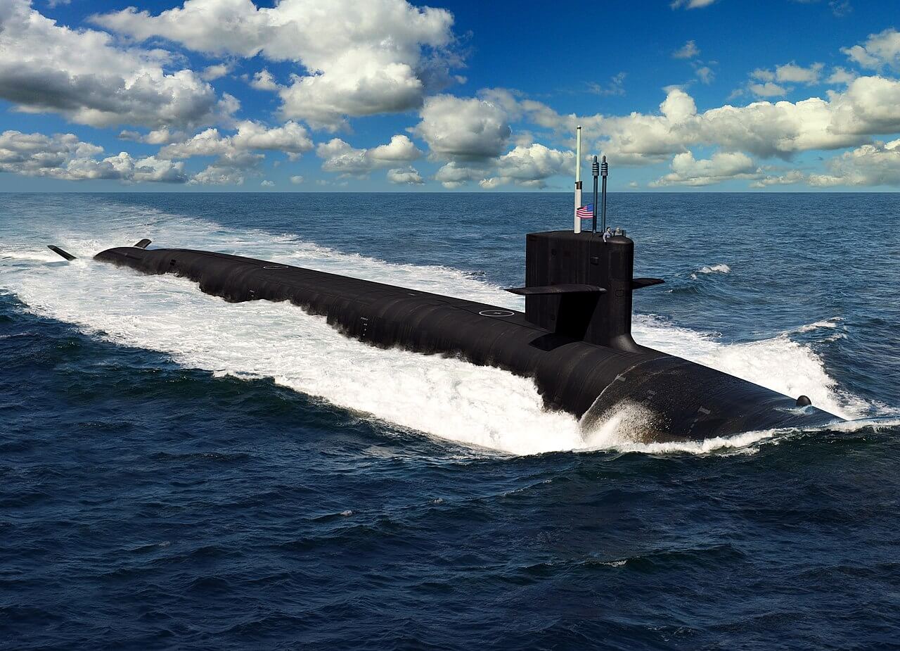 ورود زیردریایی هسته‌ای آمریکا به خلیج فارس با عبور از تنگه هرمز+فیلم