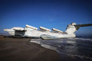 هواپیما آب نشین «هیولای دریای کاسپین» روسیه