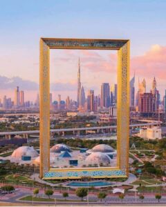 قاب طلایی دبی - Golden Frame Dubai