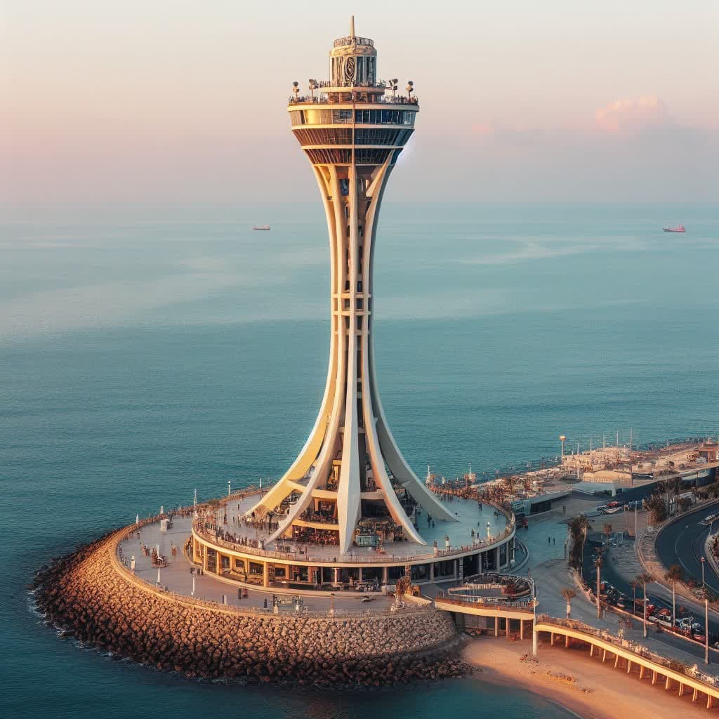 شماره 1/برج مشعل؛ نماد توسعه آینده بندر بوشهر